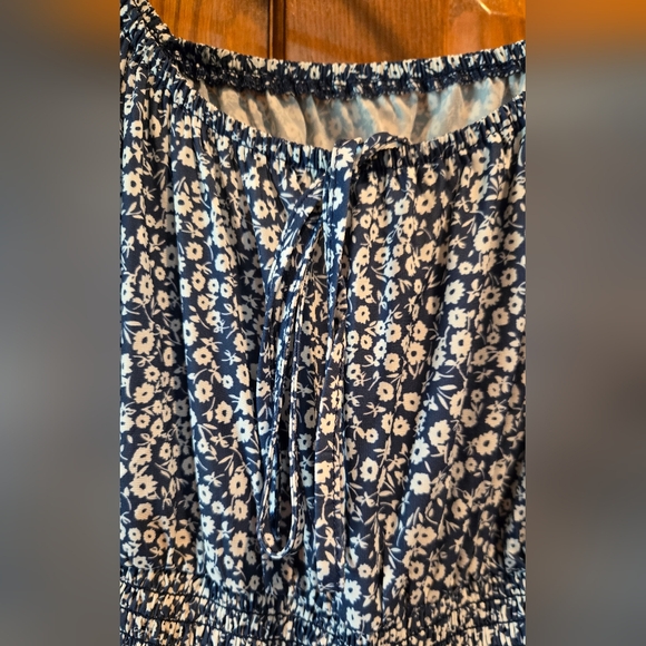 Shein, Women's size Large, Mini Dress,Blue Perfect Shape, Never Worn, Polyester - Picture 4 of 8